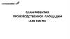 План развития производственной площадки ООО «МГМ»