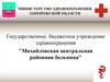 Государственное бюджетное учреждение здравоохранения ''Михайловская центральная районная больница''