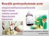 Reacțiile posttransfuzionale acute
