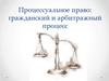 Процессуальное право. Гражданский и арбитражный процесс