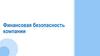Финансовая безопасность компании. Введение