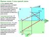 Прямая линия. Следы прямой линии