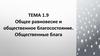 Общее равновесие и общественное благосостояние. Общественные блага