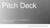 Pitch Deck