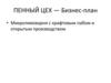 Пенный цех. Бизнес-план