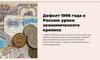 Дефолт 1998 года в России: уроки экономического кризиса