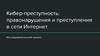 Кибер-преступность: правонарушения и преступления в сети Интернет. Исследовательский проект