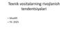 Texnik vositalarning rivojlanish tendentsiyalari