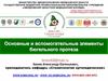 Основные и вспомогательные элементы бюгельного протеза