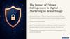 The Impact of Privacy Infringement in Digital Marketing on Brand Image