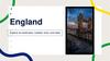 England. Explore its landmarks, football, food, and cities