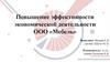 Повышение эффективности экономической деятельности ООО «Мебель»