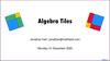 Algebra Tiles