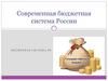 Современная бюджетная система России