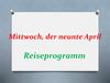 Reiseprogramm