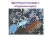 Аутигенные минералы осадочных пород