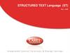 STRUCTURED TEXT Language (ST) Ver. 2.05