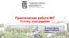 Основы электрохимии. Практическая работа №7