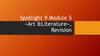 «Art &Literature», Revision. Spotlight 9 Module 5