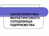 Характеристика маркетингового середовища підприємства