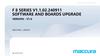 F 8 SERIES V1.1.02.240911 SOFTWARE AND BOARDS UPGRADE VERSION V1.0 MACCURA | 2024.09