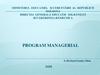 Program managerial