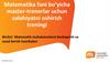 Matematika fani bo‘yicha master - trenerlar uchun salohiyatni oshirish treningi