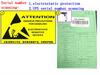 Serial number 1.electrostatic protection scanning 2.UPS serial number scanning
