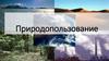 Природопользование. Основные цели природопользования как науки