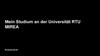 Mein Studium an der Universität RTU MIREA