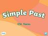 Simple Past Tense