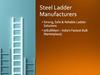 Steel Ladder Manufacturers