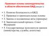 Правовые основы законодательства в области обеспечения БЖД (лекция 1)