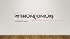 Python(junior)