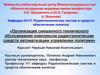 Организация смешанного технического обслуживания комплексов радиотехнических средств автоматизации управления полетами