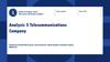 Analysis 5 Telecommunications Company