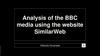 Analysis of the BBC media using the website