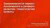 Закономерности нервно - психического и речевого развития: теоретические аспекты
