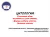 Цитология. Строение ядра, жизненный цикл клетки, формы гибели клеток, деление клетки