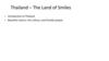 Thailand – the land of smiles