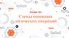 Схемы основных логических операций (Лекция №4)