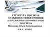 Структура диагноза. Особенности построения патологоанатомического диагноза