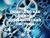 Общество как сложная динамическая система