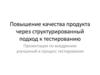 Повышение качества продукта через структурированный подход к тестированию