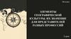 Элементы географической культуры. Их значение для представителей разных профессий. 10 класс