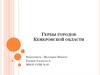 Гербы городов Кемеровской области