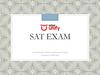 Sat exam