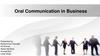 Oral Communication in Business