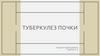 Туберкулез почки