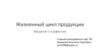 Жизненный цикл продукции.. Введение в профессию